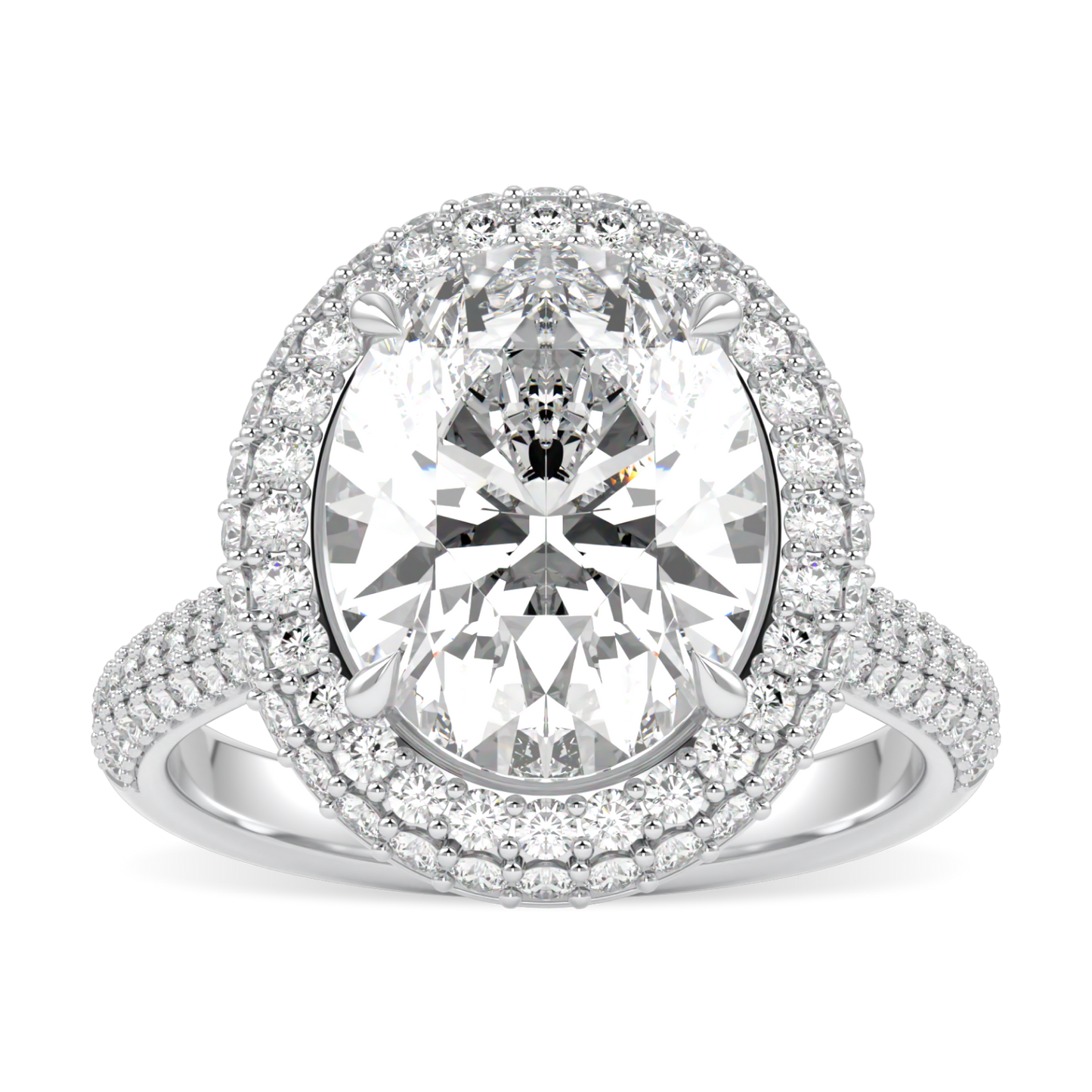 Vintage Diamond Halo Ring