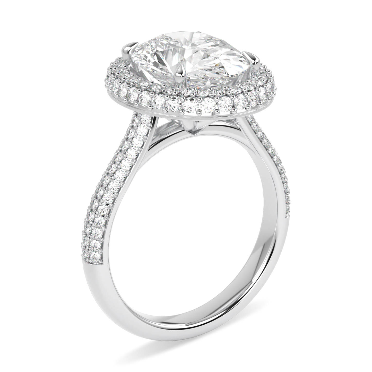 Vintage Diamond Halo Ring