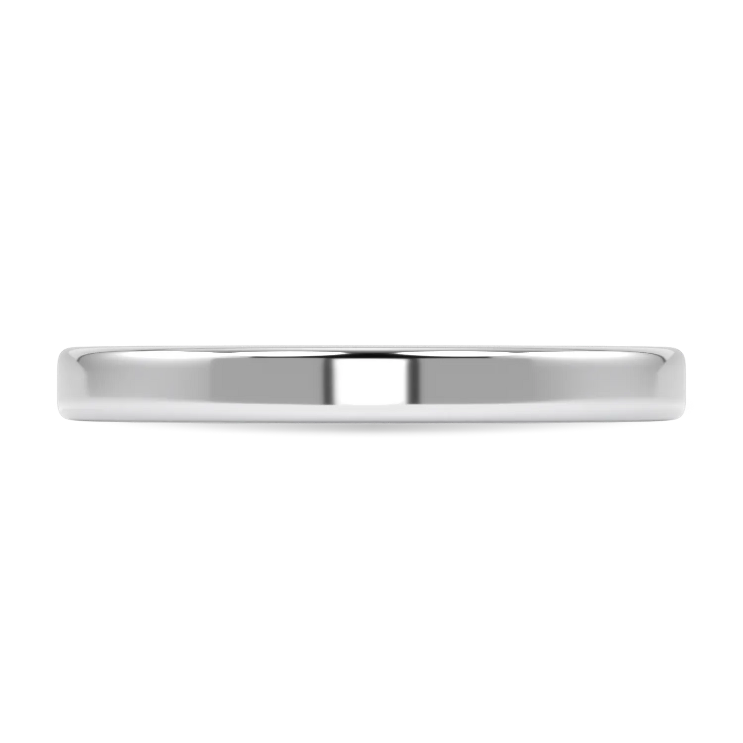 Force collection 2mm wedding band set in Platinum, Blacklock Jewellery — detail view