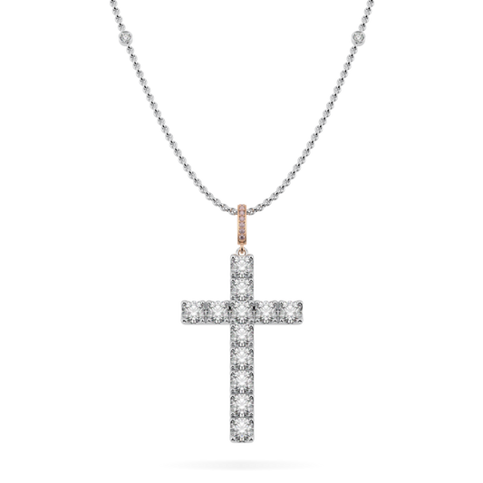 Faith Diamond Set Cross