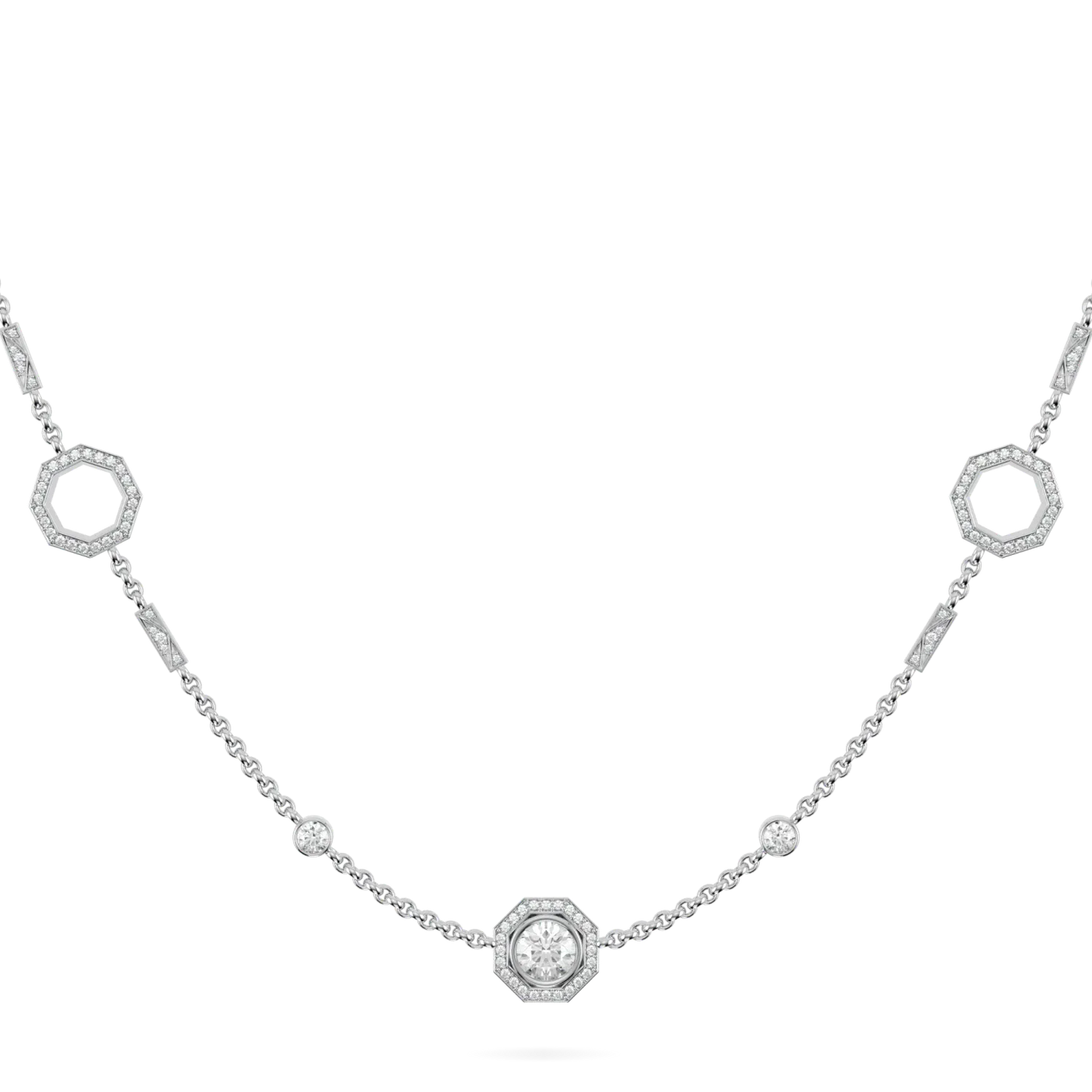 Diamond Long Chain by Blacklock Jewellery, Brilliance 40 collection