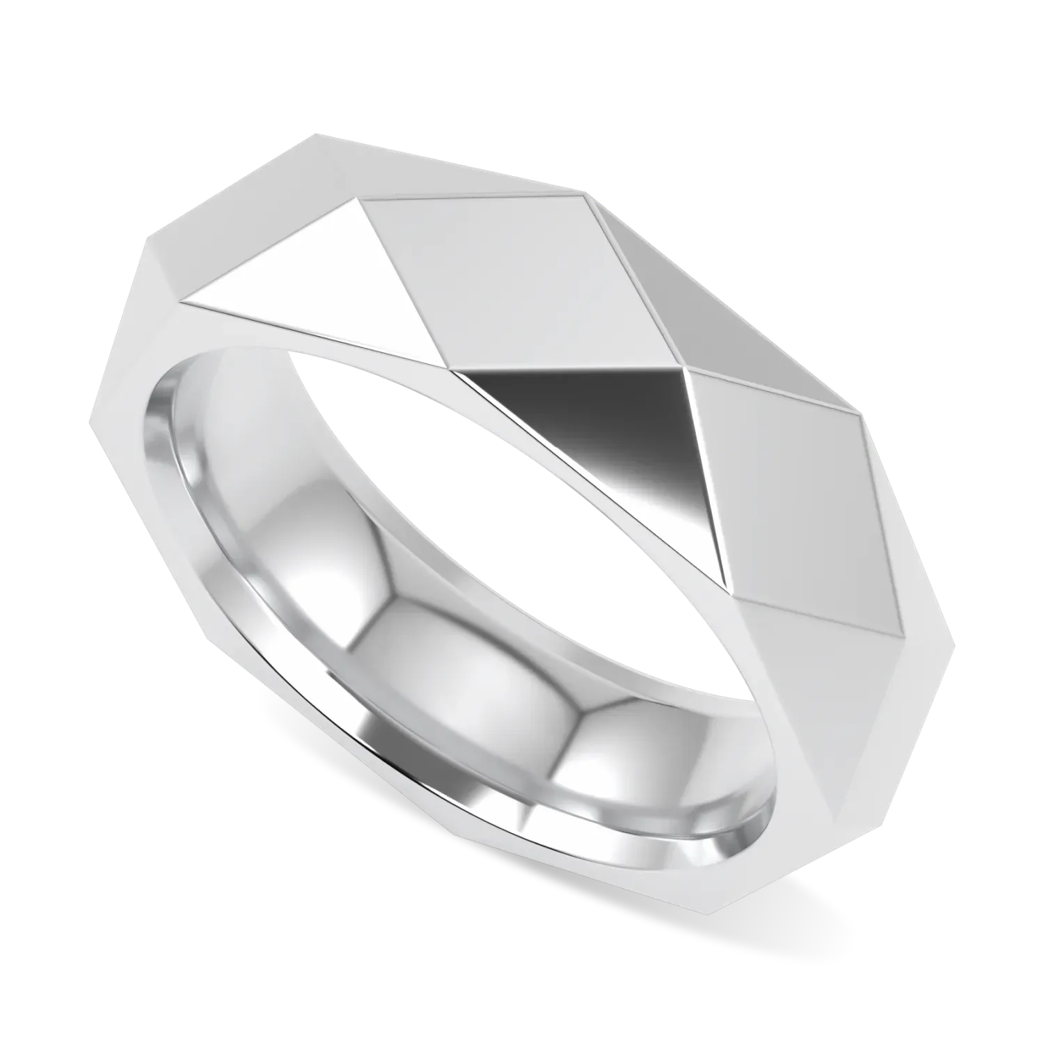 Handcrafted Platinum ring by Blacklock, Brilliance 40 collection