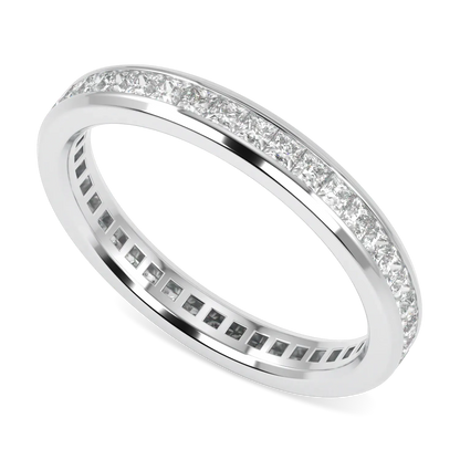 Brilliance 40 Platinum Full Diamond Band by Blacklock Jewellery, Brilliance collection