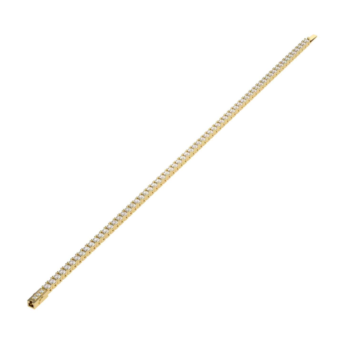 Yellow Gold 3.30cts tennis bracelet from Blacklock's Classic collection