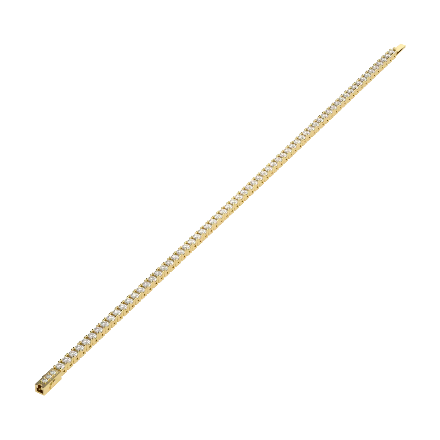 Yellow Gold 3.30cts tennis bracelet from Blacklock's Classic collection
