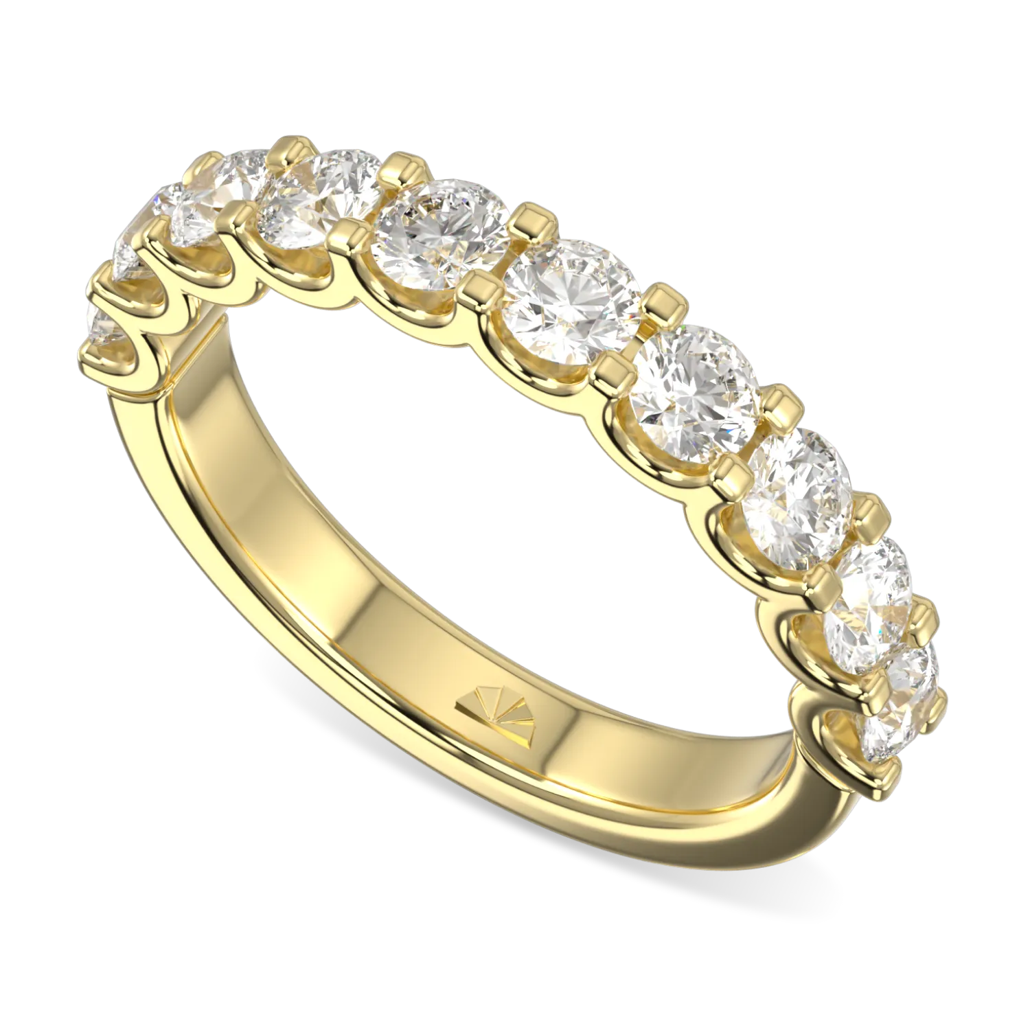 Yellow Gold 1.00cts Eternity ring from Blacklock's Classic collection