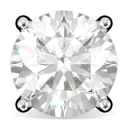 2.00cts Classic collection stud earrings featuring Diamond set in Platinum, Blacklock Jewellery — straight on view