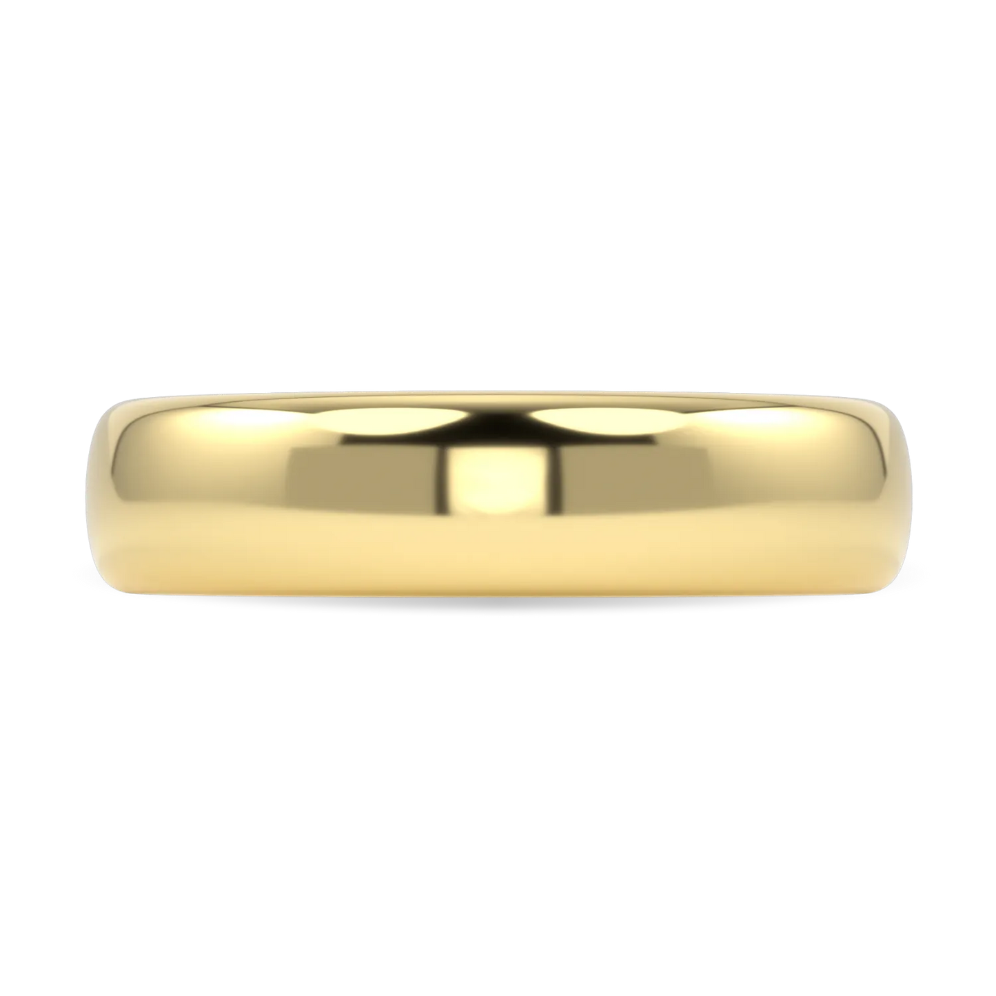 Blacklock Cove 5mm wedding band in 18ct Yellow Gold — close-up