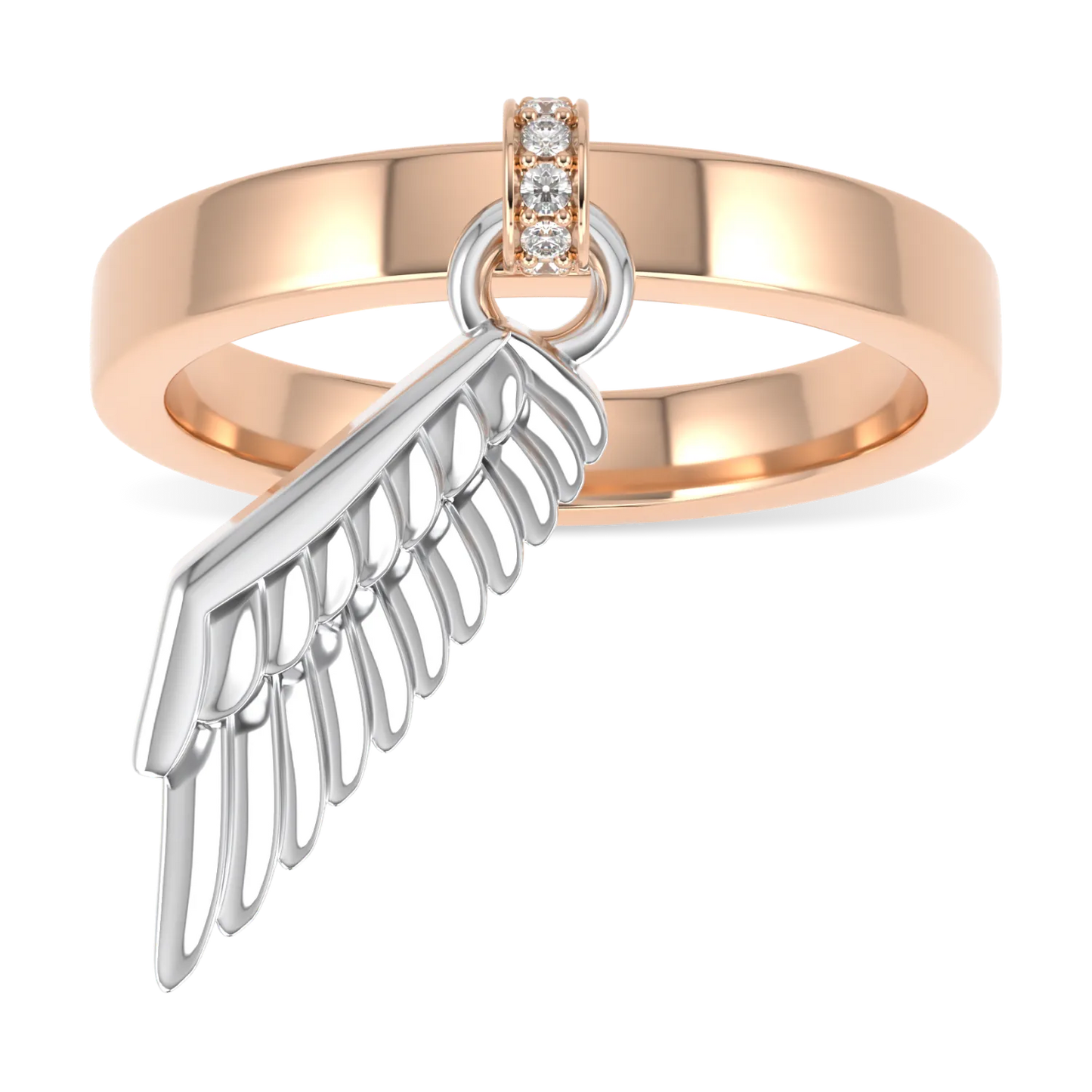 Rose Gold ring from Blacklock's Empower IWD23 collection — side view