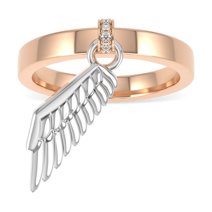 Rose Gold ring from Blacklock's Empower IWD23 collection — side view