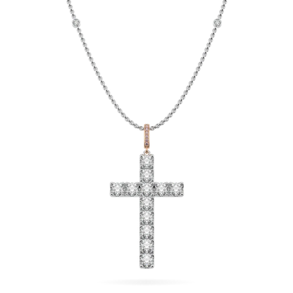 Platinum Diamond set cross from Blacklock's High Jewellery collection
