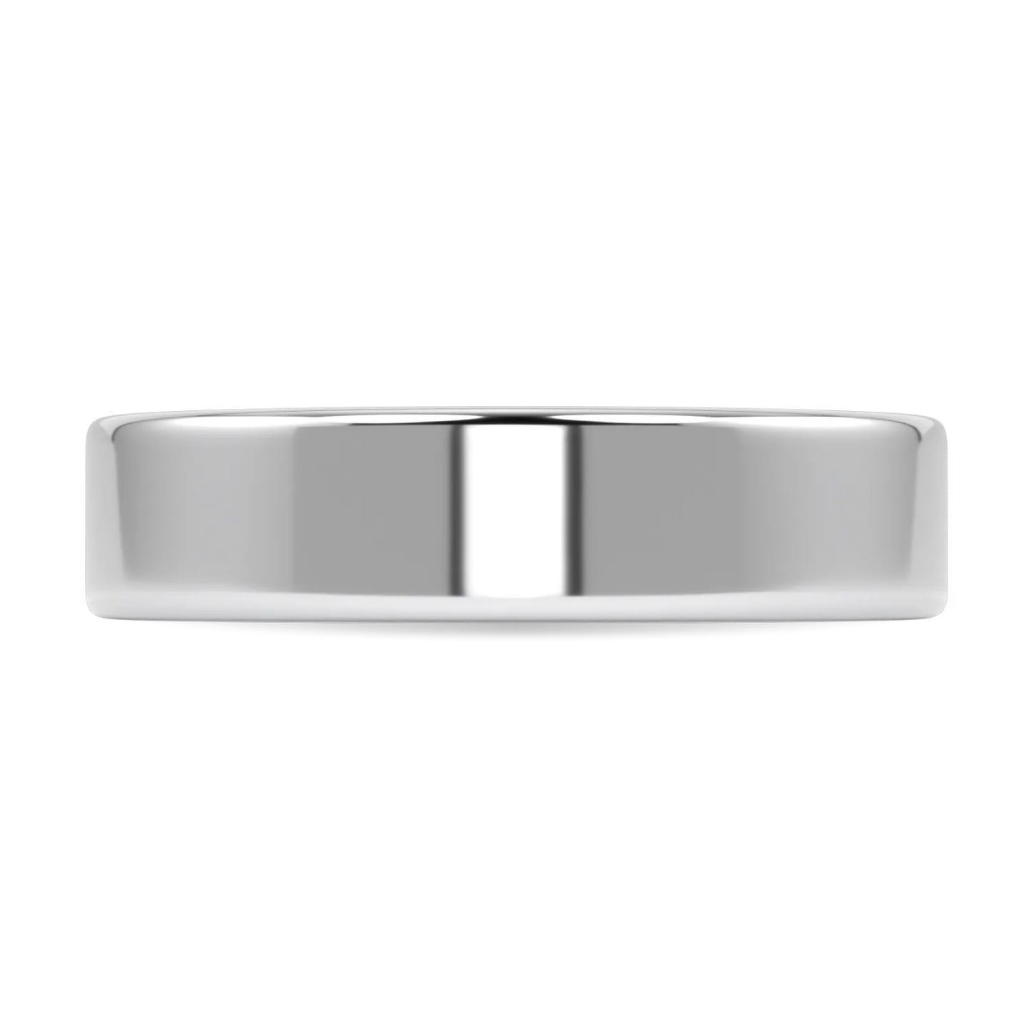 5mm Gents Platinum Wedding Band by Blacklock Jewellery, Force collection — close-up