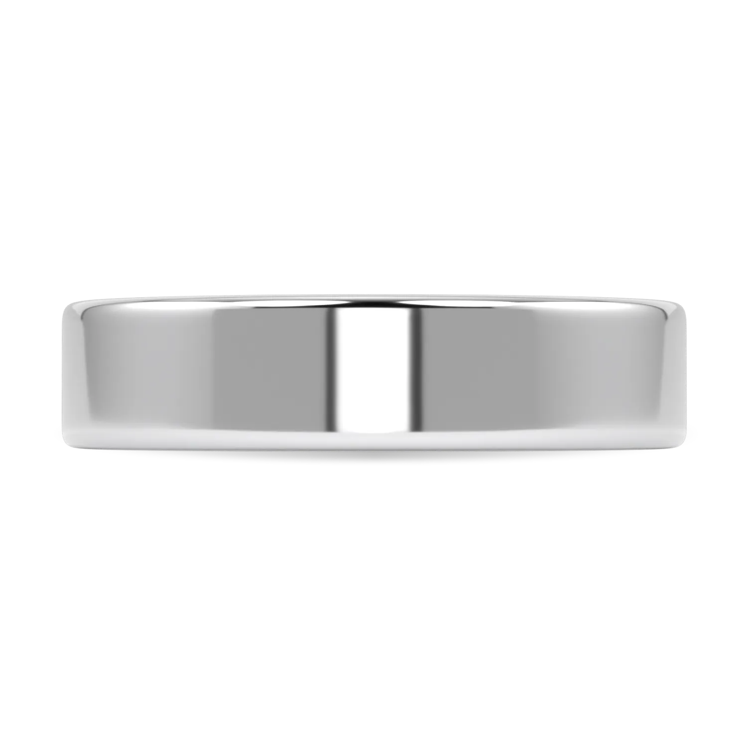 5mm Gents Platinum Wedding Band by Blacklock Jewellery, Force collection — close-up