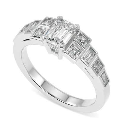 Force collection 0/50cts diamond engagement ring in Platinum, Blacklock Jewellery