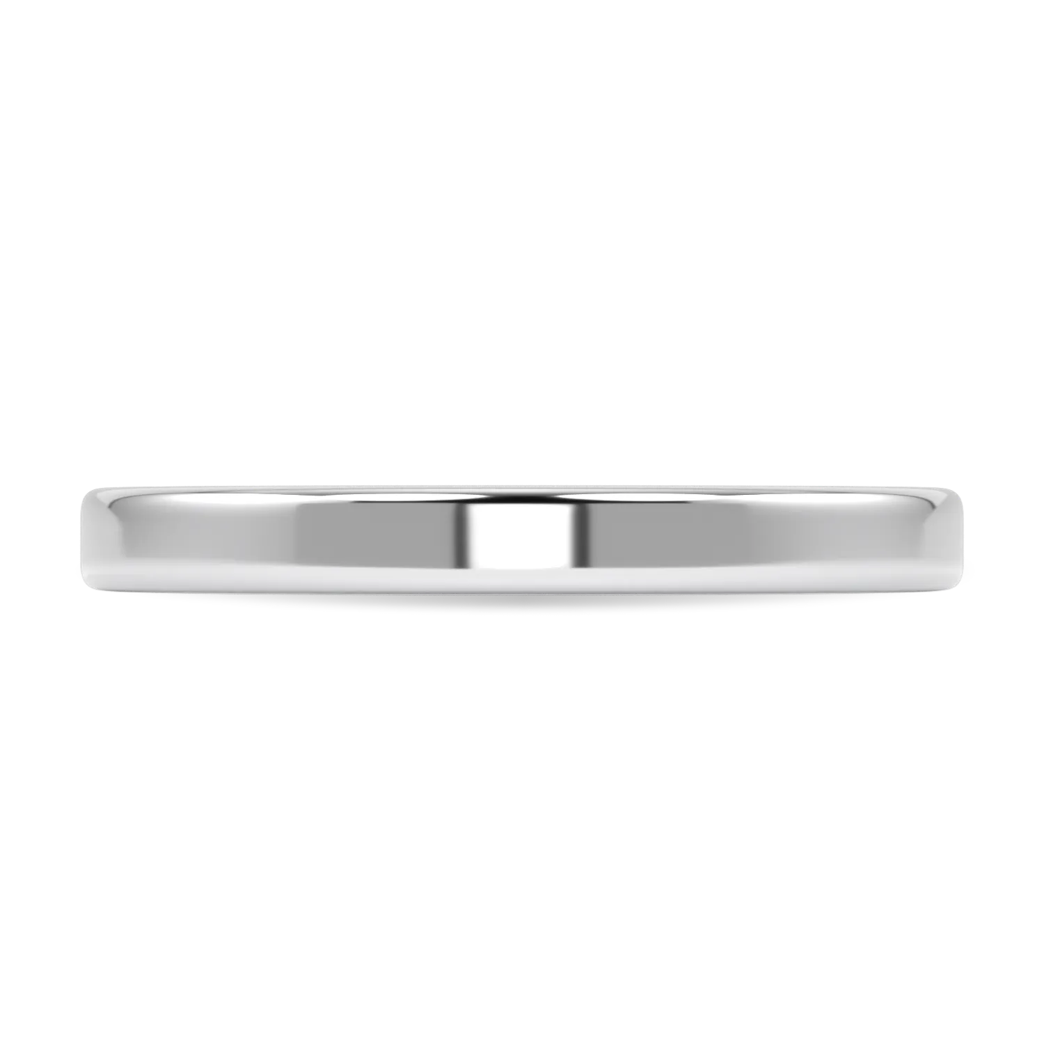 Force collection 2mm wedding band set in Platinum, Blacklock Jewellery — detail view