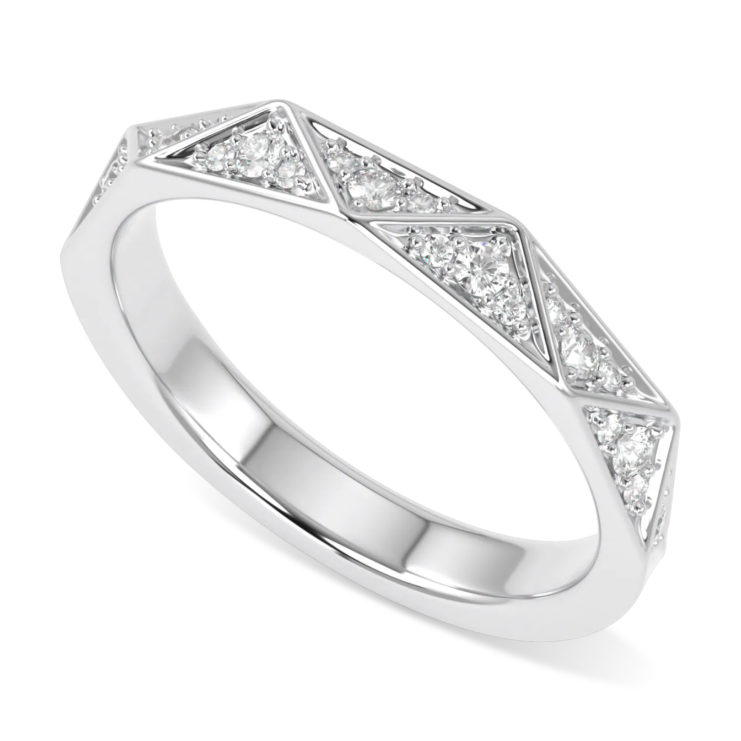 Platinum Diamond Unisex Wedding Band by Blacklock Jewellery, Hawthorn collection
