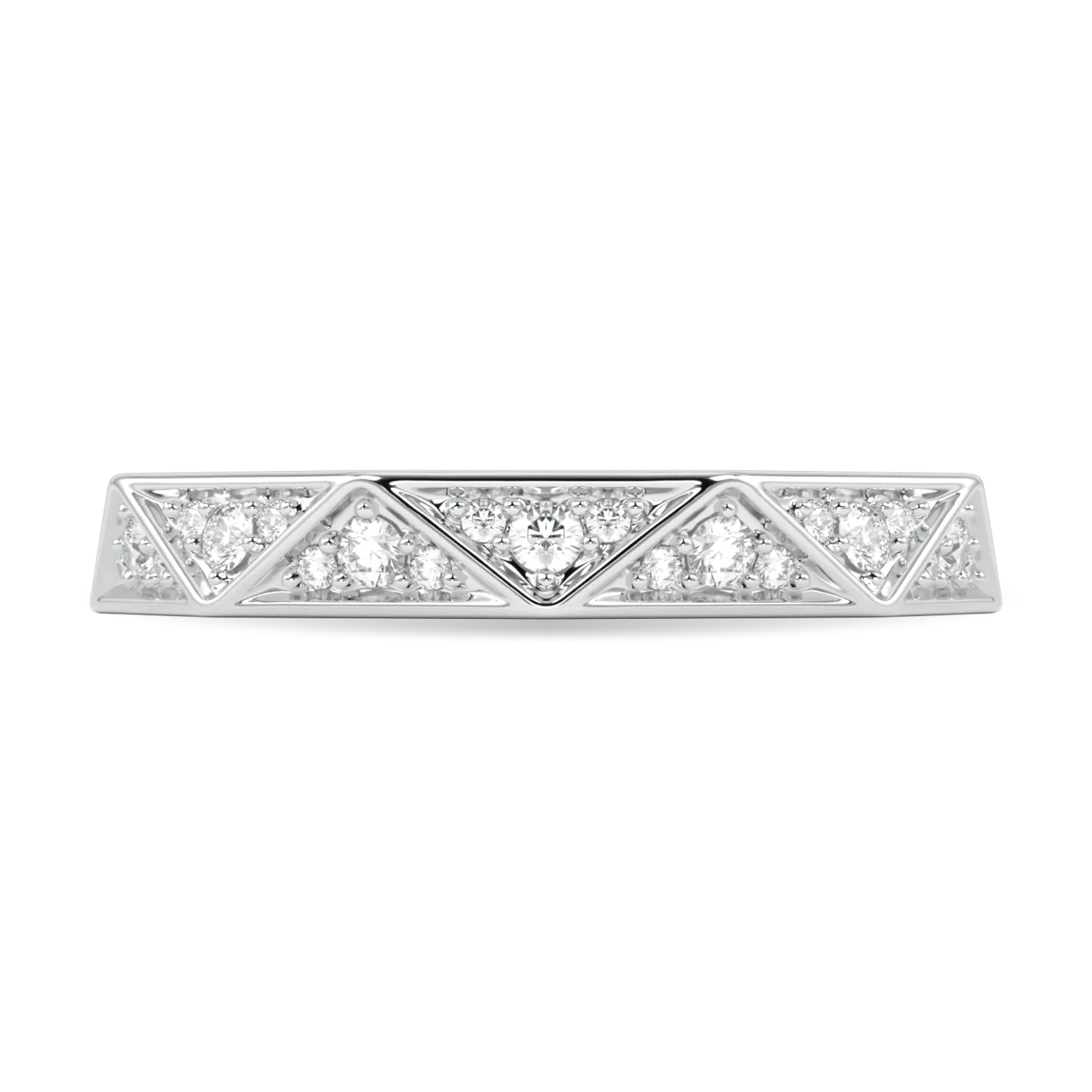 Platinum Diamond wedding band from Blacklock's Hawthorn collection — detail view