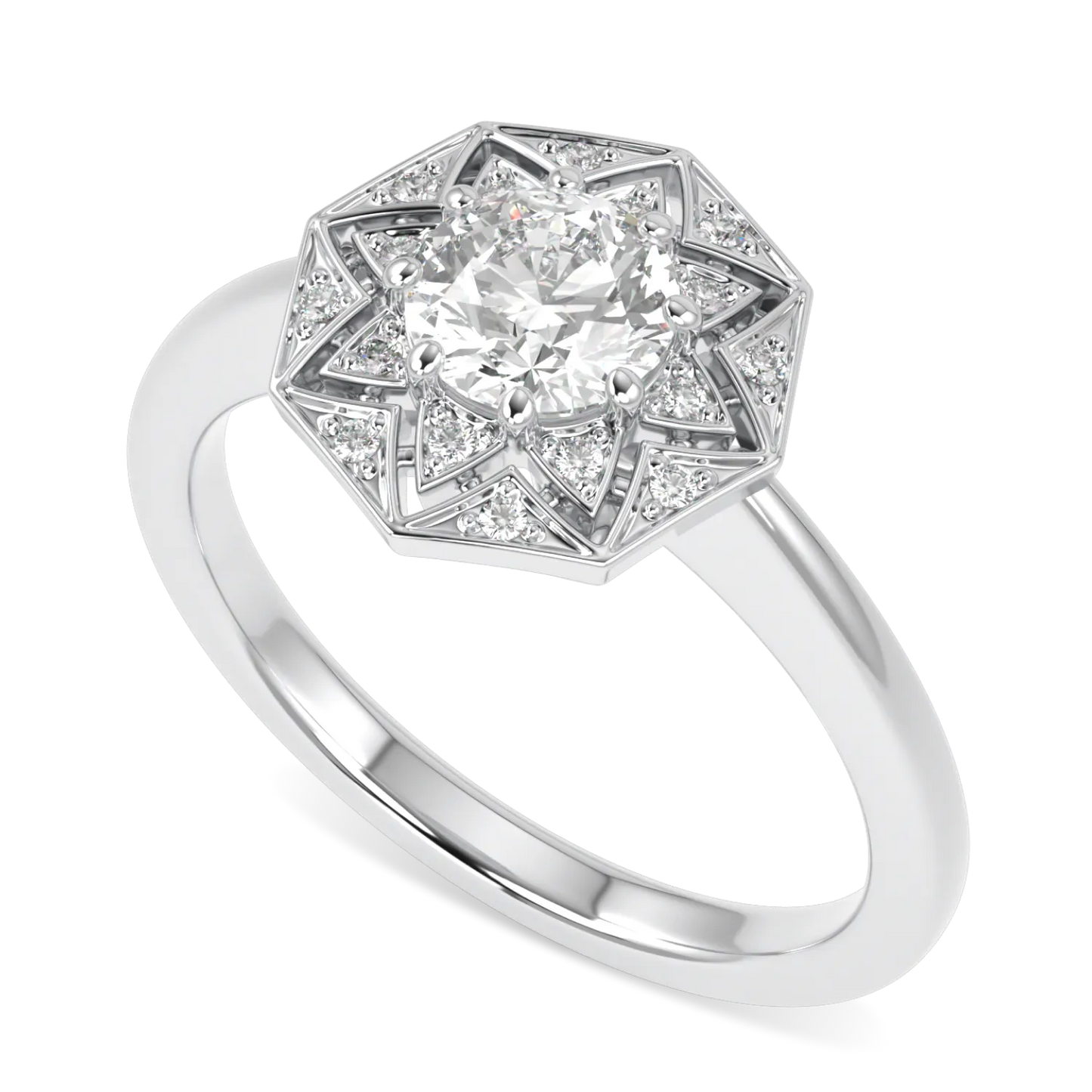 Blacklock Hawthorn 0.50cts diamond engagement ring in Platinum