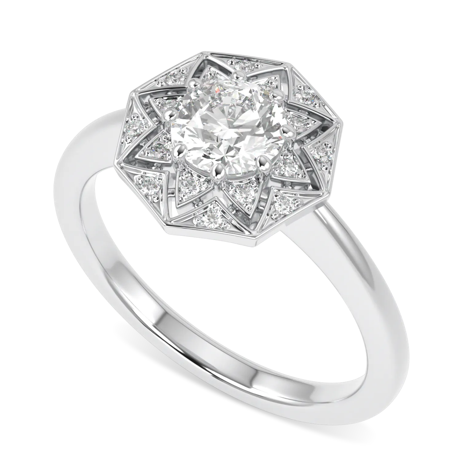 Blacklock Hawthorn 0.50cts diamond engagement ring in Platinum