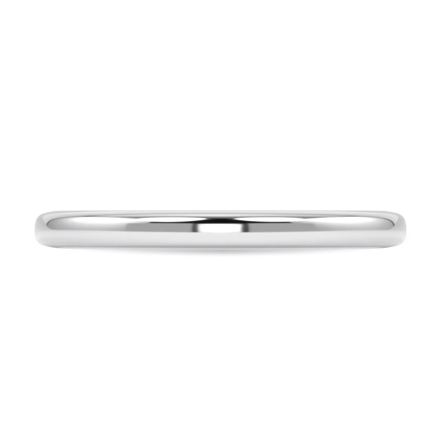 Handcrafted Platinum and Diamond wedding band by Blacklock, Hawthorn collection — side view