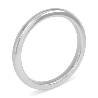 Hawthorn Platinum Diamond Wedding Band by Blacklock Jewellery, Hawthorn collection — detail view