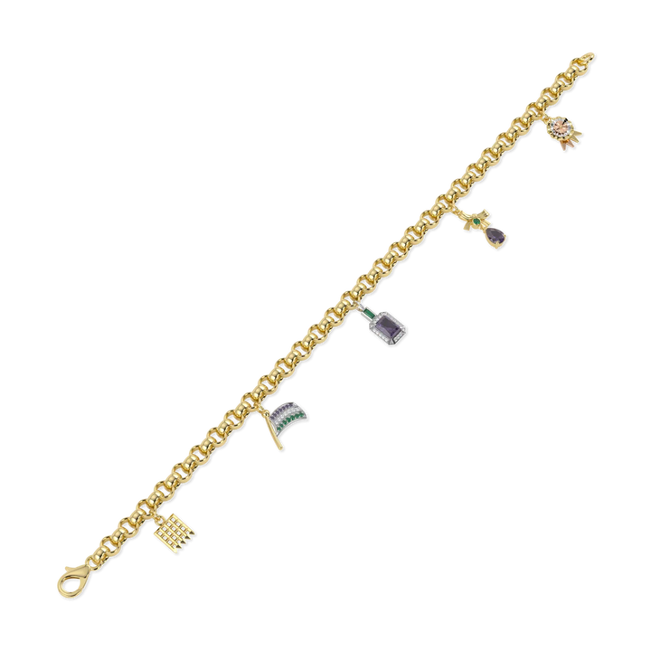 Limited Edition IWD22 Gold Charm bracelet