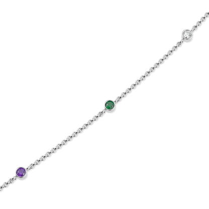Handcrafted White Gold pendant with Diamond by Blacklock, Limited Edition IWD24 — detail view