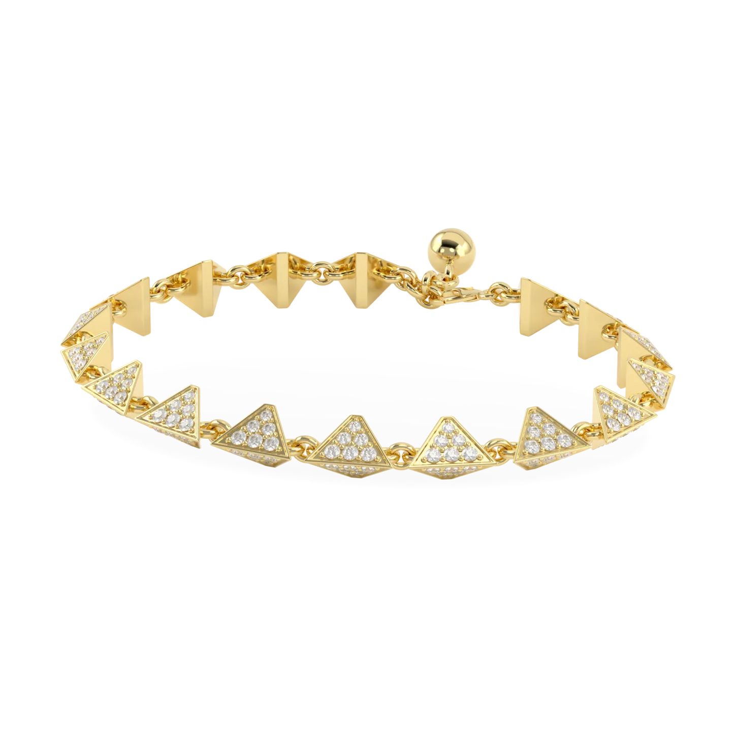 Origami collection bracelet featuring Diamond in 18ct Yellow Gold, Blacklock Jewellery