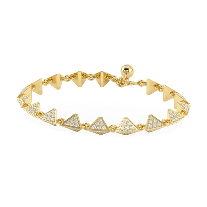 Origami collection bracelet featuring Diamond in 18ct Yellow Gold, Blacklock Jewellery
