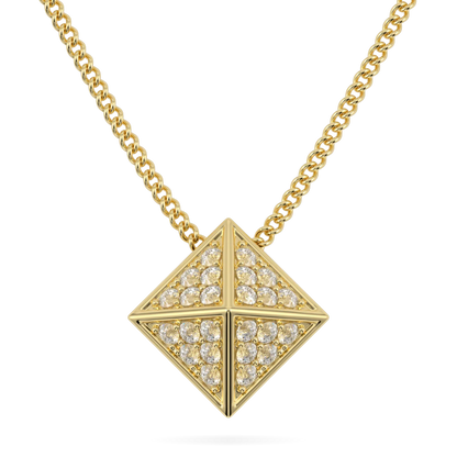Origami collection pendant featuring Diamond set in 18ct Yellow Gold, Blacklock Jewellery